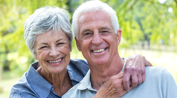 Smiling couple